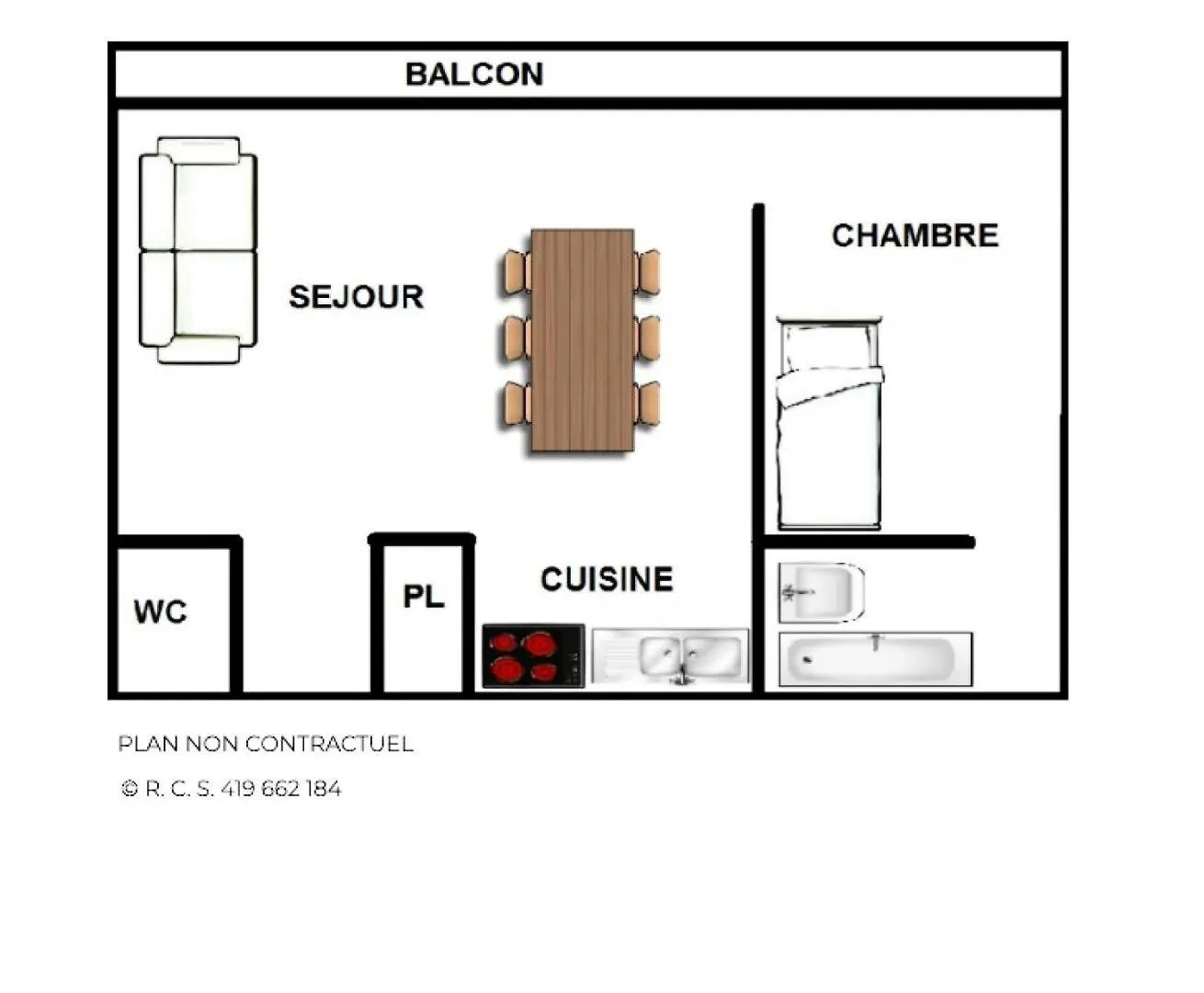 Residence Oisans - Appartement 2 Pieces Pour 5 Personnes Mae-4954 Saint-Martin-de-Belleville Apartment